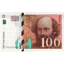 [#1242772] Billet, France, 100 Francs, Cézanne, 1997, F 014776870, AU(50-53)