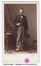 LE VICOMTE DE LA GUÉRONNIÈRE, LOUIS ÉTIENNE ARTHUR DU BREUIL, CDV DISDÉRI -X12