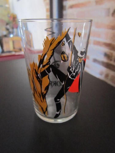 Tbe verre moutarde zorro - verre, à