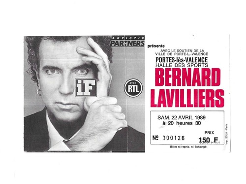 Rare ticket billet concert - concert,