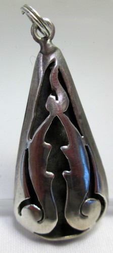 Sterling silver shadow box - sterling,
