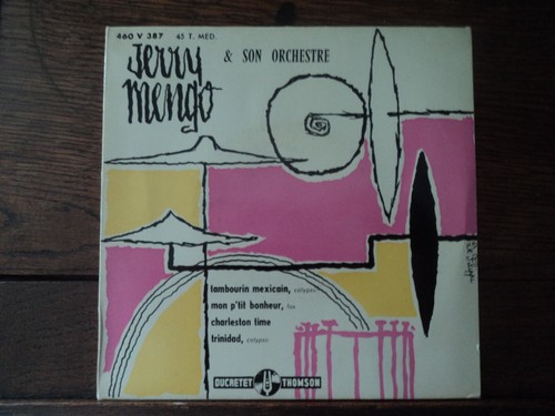 45t jerry mengo tambourin - mengo, "tambourin