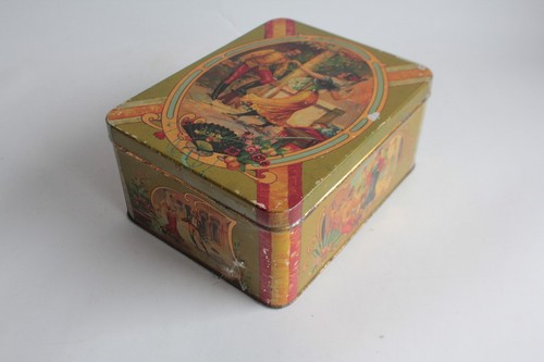 Boîte tôle lithographiée
