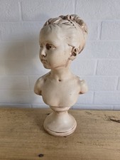 buste de louise de brongniart en platre d'apres houdon H 32cm
