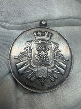 Médaille En Argent Société De Tir De Serrigny 