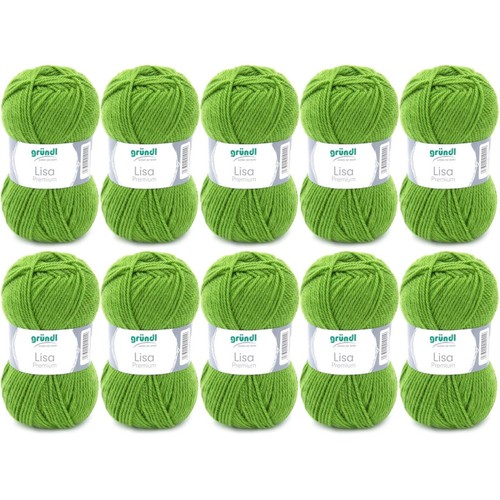 Pelotes laine vert - 10,