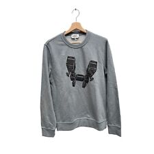 Hermes  H Grey Sweater  H made from luxurious leather  Size XS
