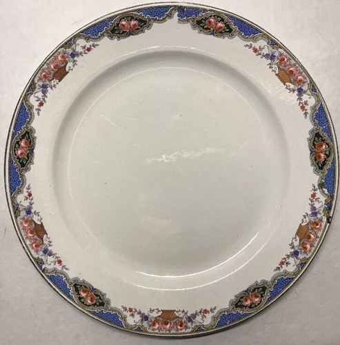 Lot flat plates signed - plates,