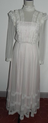 Robe mariée vintage rétro - vintage,