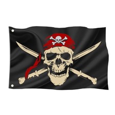 Drapeau pirate 60 x 40 cm /