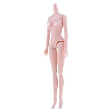 1/6 BJD Poupée Nue Buste Moyen Femme Poupée Articulée Accessoire De Parties