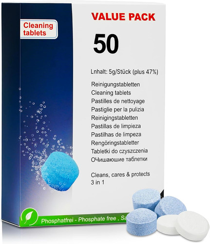 Pastilles nettoyage - 50, de