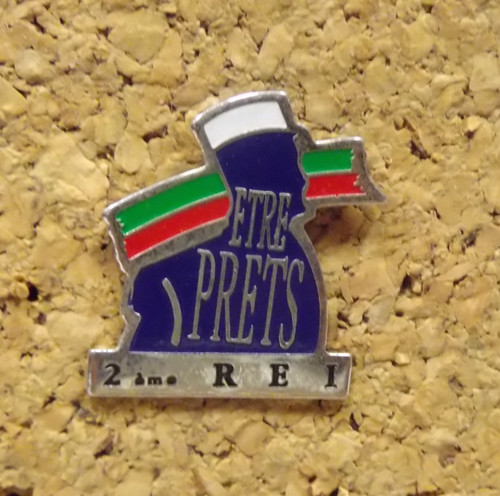 Pin régiment etranger - pin's, 2°régiment