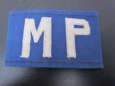 BRASSARD DE MP US WW2 ORIGINAL