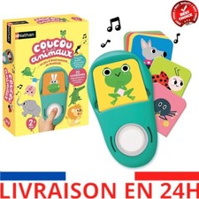 Nathan - Coucou les Animaux - Jeu D'Éveil Sonore et Musical - 20 Comptines + FR*