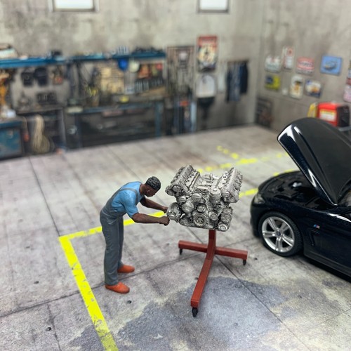 Diorama garage 43 support - garage, 1/43