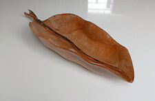 Coupe à fruits Falcon en bois d'olivier Espagne 1960