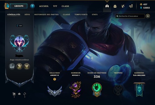 Compte lol lvl 161 - compte,