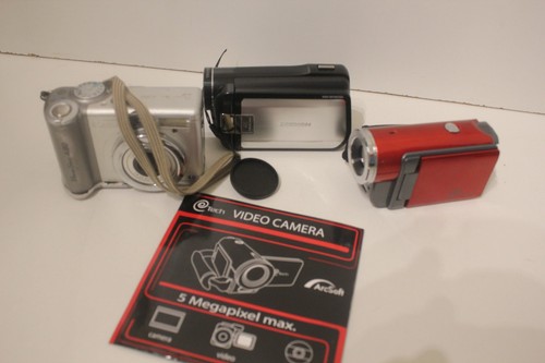 Lot camescope tech - tech,, medion