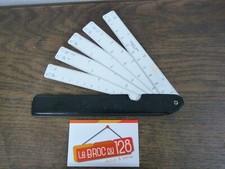 Ancienne Règle à Calcul Aristo n° 1323 Pliable Poche 10 Echelles Made in Germany