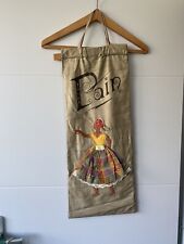 ancien sac a pain Tissu decor femme creole tenue couleur deco