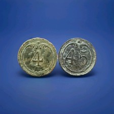 Lot Bouton Plat militaire