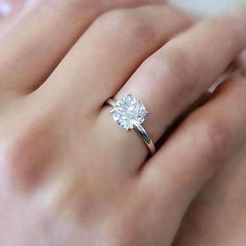 Bague diamant cvd taille - bague,