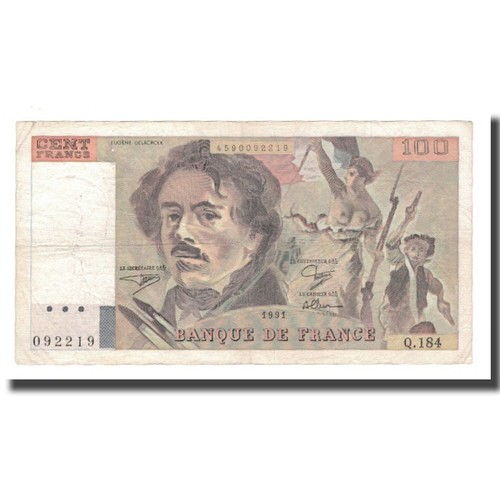 France 100 francs delacroix - francs,,