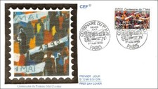 France -centenaire du 1er mai, artisan - Paris - 1990 - FDC