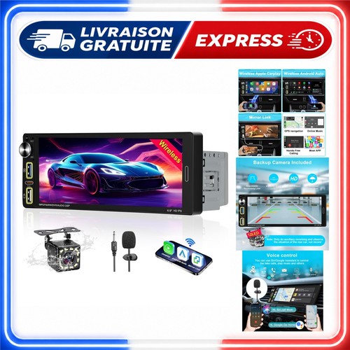 Autoradio din bluetooth car - 1,