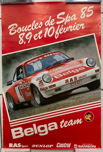 Affiche automobile ancienne - automobile,