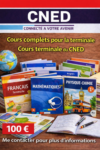 Cned cours terminale lycée - cned,