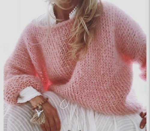 Superbe pull angora rose - superbe,