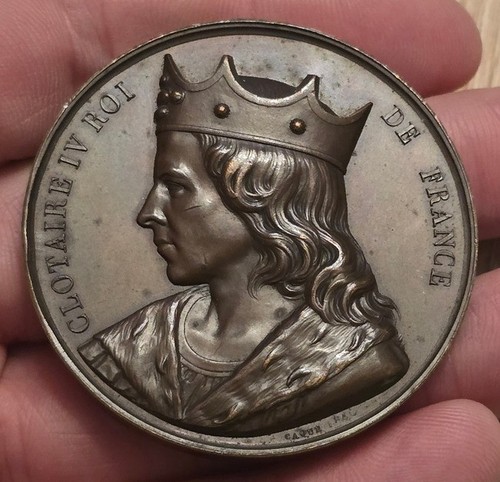 Rare médaille clotaire - rare, iv