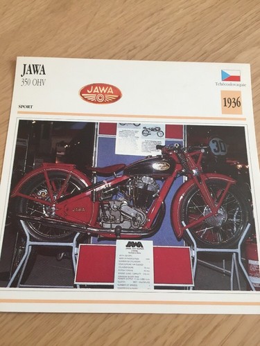 Jawa 350 ohv - jawa, carte
