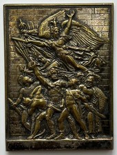 Plaque / Médaille Départ des