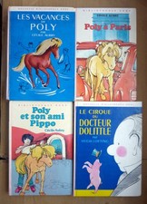 Lot bibliothèque rose : Poly, Pippo, Paris, vacances, cirque Dolittle