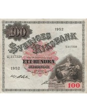 Suède 100 Kronor - Mère Svea