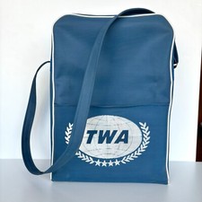 Sac de voyage TWA Trans World Airlines - compagnie aérienne vintage USA
