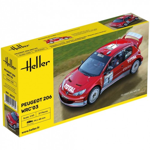 Heller peugeot 206 wrc03 - heller,