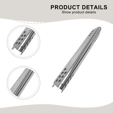 2 Brûleurs Grill Plaques Chauffantes Acier Inoxydable Robuste pour Répartition