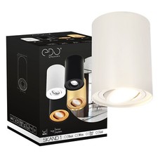 Spot de plafond SKAND 1 Blanc GU10 IP20 Rond Plafonnier EDO SOLUTIONS