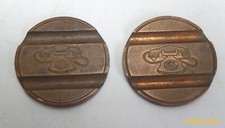 2 anciens JETONS de TELEPHONE