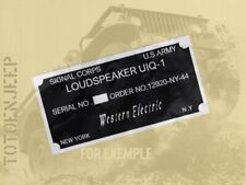 LABEL PLAQUETTE HAUT PARLEUR