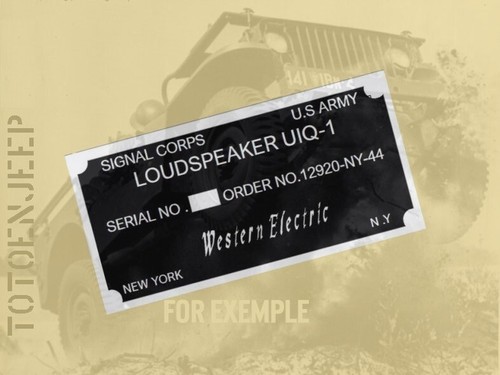 Label plaquette haut - label, parleur