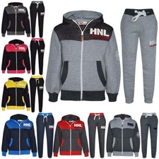 Enfants Garçons Modèle Survêtement Jogging Suit Veste Haut Bas Âge 7-13 An