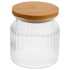  Pot Conservation Verre Bocaux Hermétique Boîte À Thé De Stockage Transparent