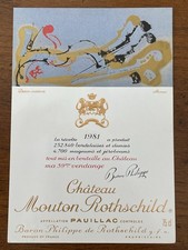 Étiquette Château Mouton