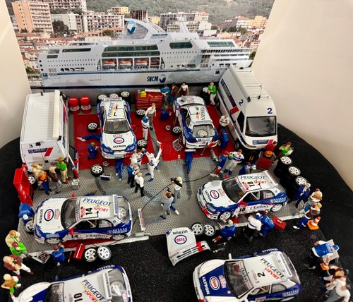 Diorama assistance rallye - diorama,