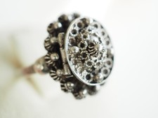 BAGUE A POISON ANCIENNE ARGENT